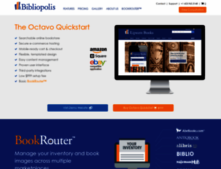 bibliopolis.com screenshot