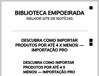 bibliotecaempoeirada.com.br screenshot