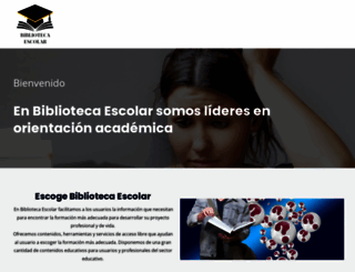 bibliotecaescolar.es screenshot