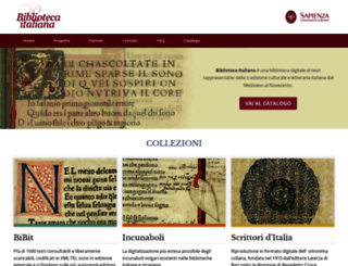 bibliotecaitaliana.it screenshot