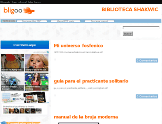bibliotecashakwic.bligoo.com.ar screenshot