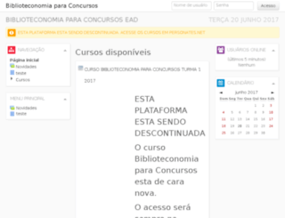 biblioteconomiaparaconcursos.net screenshot
