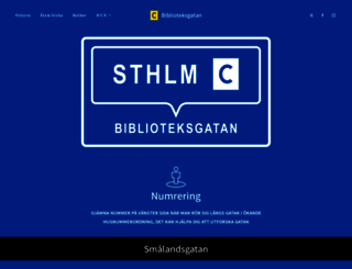 biblioteksgatan.se screenshot