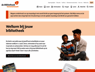bibliotheekkennemerwaard.nl screenshot