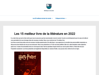 bibliothequedesintrouvables.com screenshot