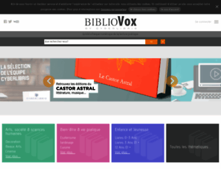 bibliovox.com screenshot