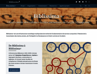 biblissima.fr screenshot