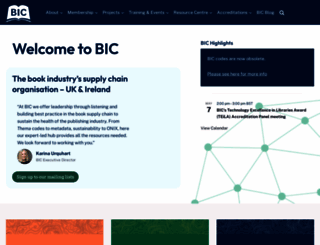 bic.org.uk screenshot