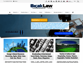 bicakhukuk.com screenshot