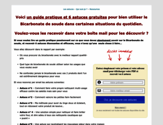 bicarbonatedesoude.fr screenshot