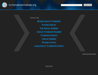 bichercancerinstitute.org screenshot
