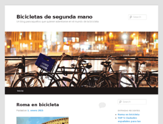 bicicletadesegundamano.es screenshot
