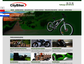 bicicletaselectricas-chile.cl screenshot
