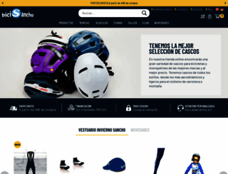 bicis-sancho.com screenshot