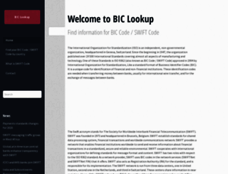 biclookup.com screenshot