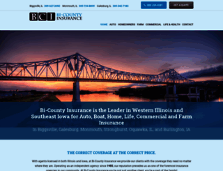 bicountyinsurance.com screenshot