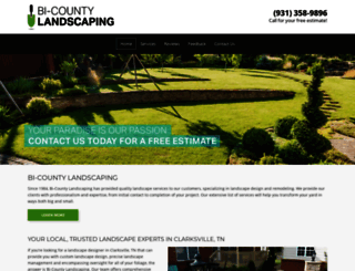 bicountylandscaping.com screenshot
