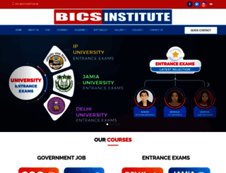 bicsinstitute.com screenshot
