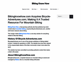 bicycle-adventures.com screenshot