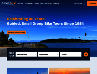 bicycleadventures.com screenshot