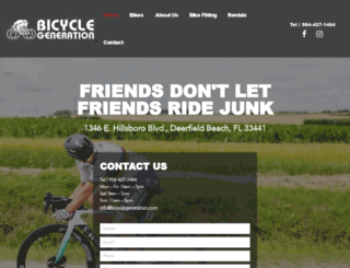 bicyclegeneration.com screenshot