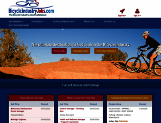 bicycleindustryjobs.com screenshot