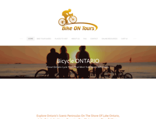 bicycleontario.ca screenshot
