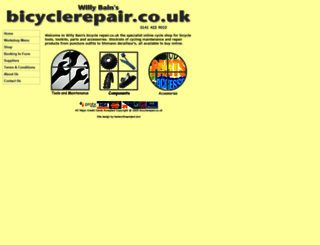 bicyclerepair.co.uk screenshot