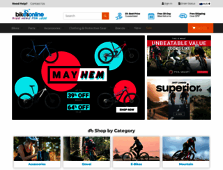 bicyclesonline.com.au screenshot