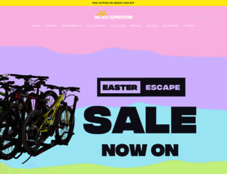 bicyclesuperstore.com.au screenshot
