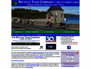 bicycletourcompany.com screenshot