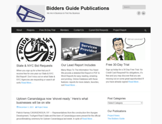 biddersguidepublications.com screenshot