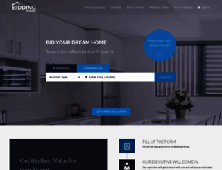 biddinghouse.com screenshot