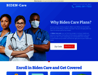 biden-care.com screenshot