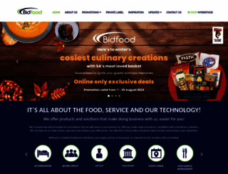 bidfood.co.za screenshot