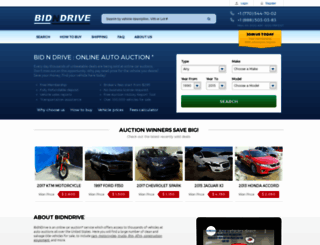 bidndrive.com screenshot