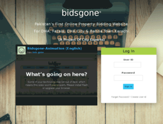 bidsgone.com screenshot