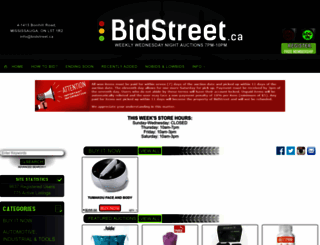 bidstreet.ca screenshot