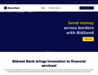 bidvestbank.co.za screenshot