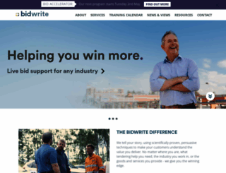 bidwrite.com.au screenshot