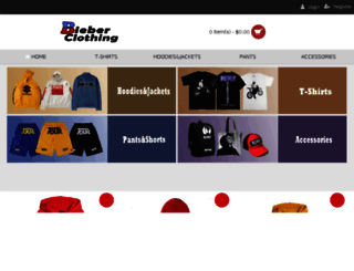 bieber-clothing.com screenshot