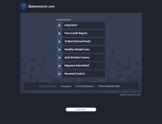 biebersearch.com screenshot