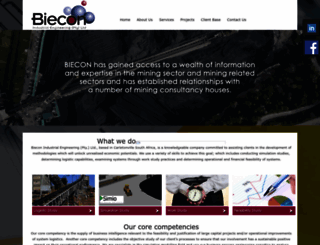 biecon.co.za screenshot