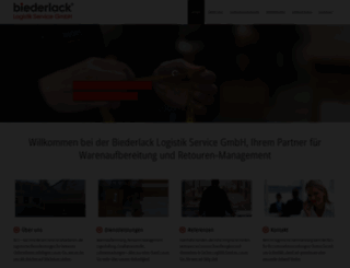 biederlack-logistikservice.de screenshot