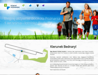 bieg.powiat.poznan.pl screenshot