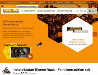 bienen-ruck.de screenshot