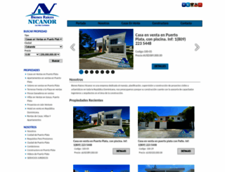 bienesraicesnicanor.com screenshot