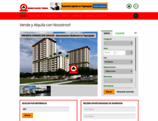 bienesraicestrebol.hn screenshot