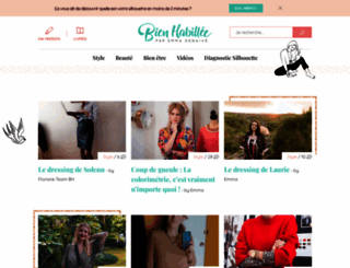 bienhabillee.com screenshot