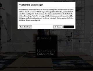 biennalefotografie.de screenshot